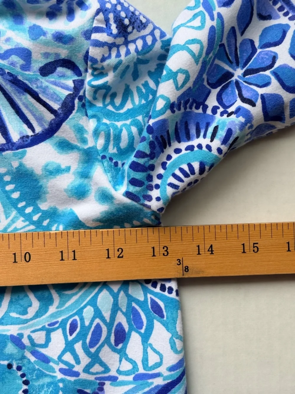 Lilly Pulitzer Girls Swim Cover Up Dress Size M (6-7) Blue Hooded Full Zip